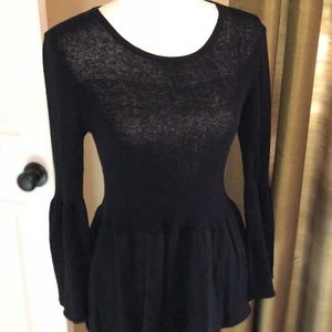 BCBGeneration sweater with peplum detail